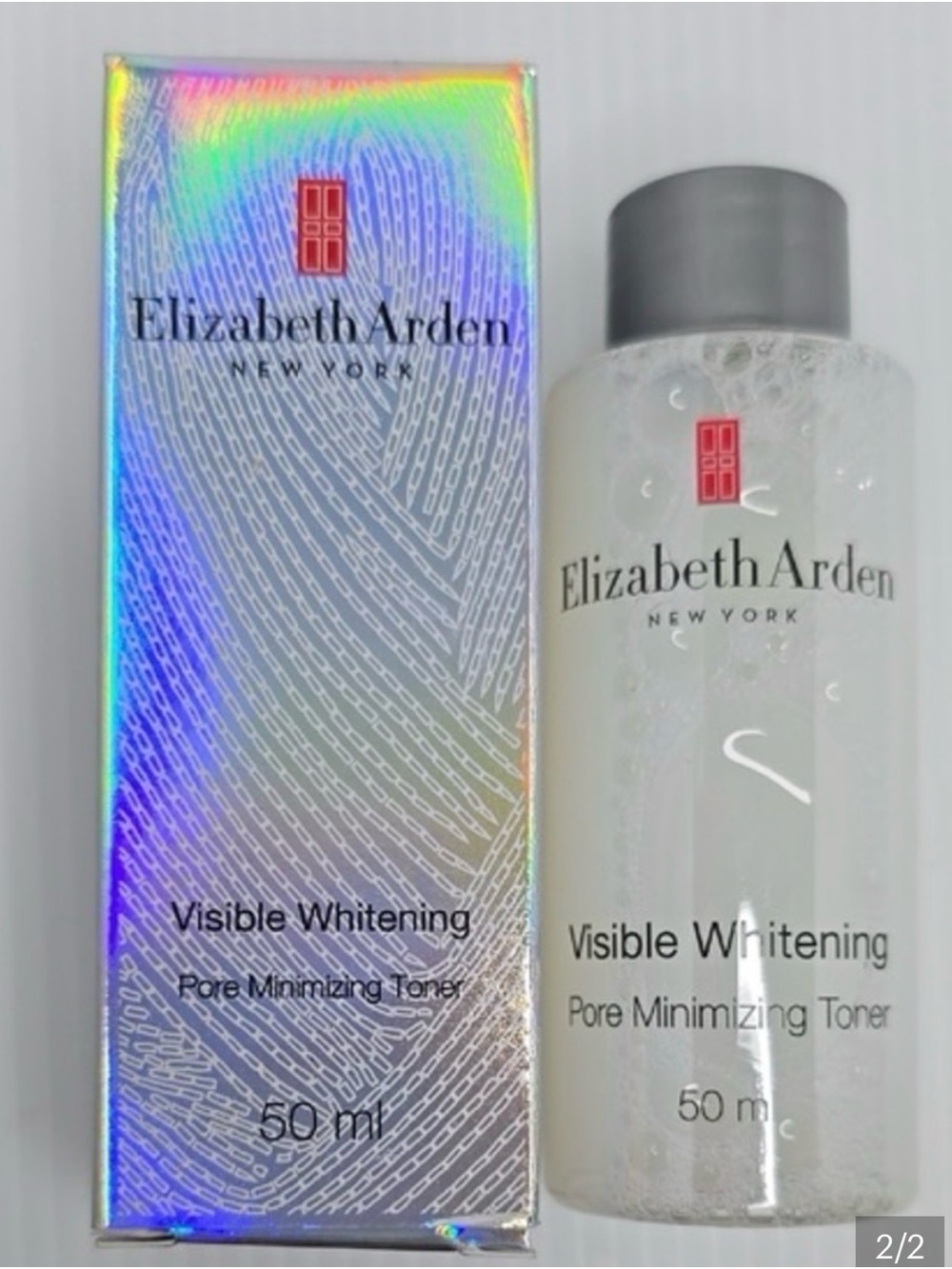 Elizabeth Arden Toner with Iridescent Holographic Sheen - Clear